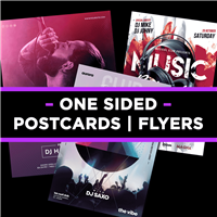ONE Sided - Postcards/Flyers ONE Sided - Postcards/Flyers